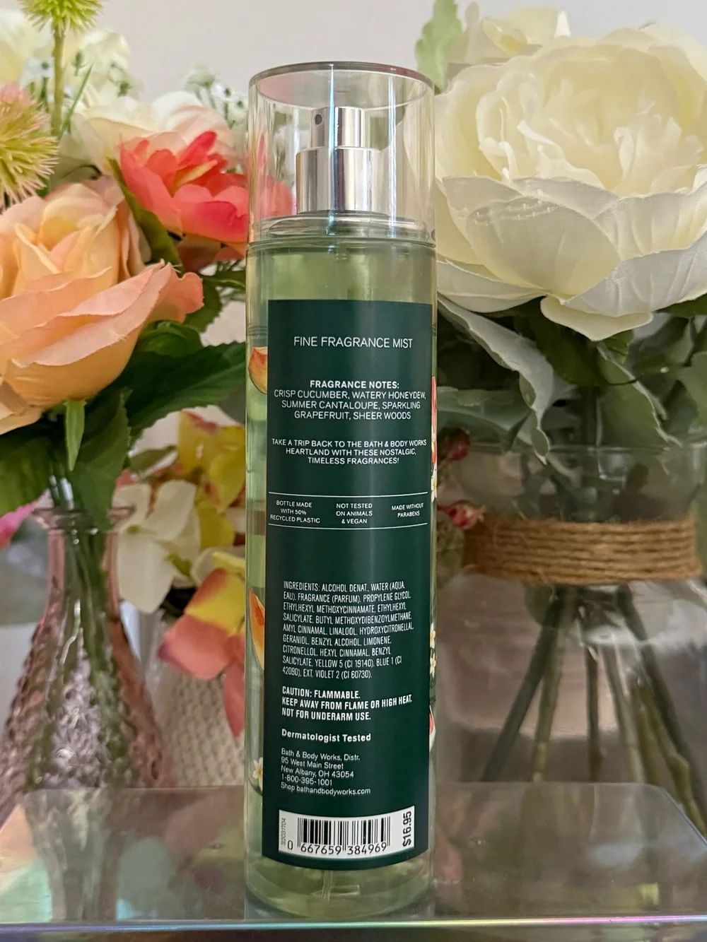 🆕🥒 BATH & BODY WORKS “CUCUMBER MELON“ FINE FRAGRANCE MIST. NEW FULL-SIZE.